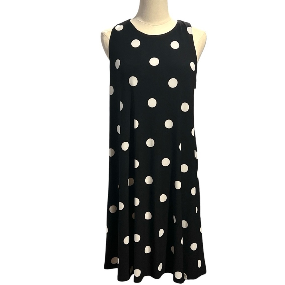 Ralph Lauren Polka Dot Shift Dress Size 10. NWT